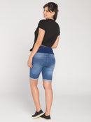 Bermuda Jeans Gestante