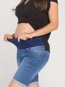 Bermuda Jeans Gestante