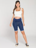 Bermuda Jeans Gestante