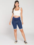 Bermuda Jeans Gestante
