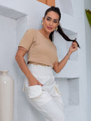 Blusa Amamentação com Sobreposição Colete Flamê