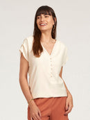 Blusa Amamentação Lino Craft