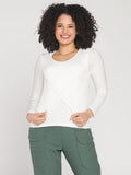 Blusa Amamentação Transpassada Manga Longa