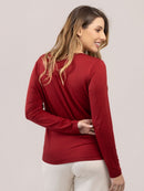 Blusa de Amamentação Marselha Manga Longa