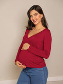 Blusa de Amamentação Marselha Manga Longa
