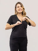Blusa para Amamentação Atoalhada