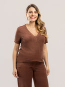 Blusa para Amamentação Atoalhada