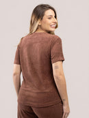 Blusa para Amamentação Atoalhada
