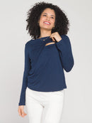 Blusa para Amamentação Up & Down Manga Longa