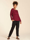 Blusa para Amamentação Up & Down Manga Longa