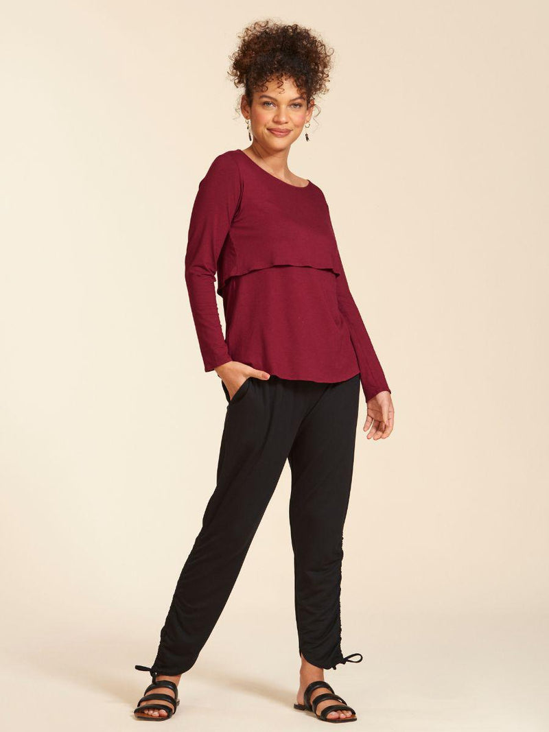 Blusa para Amamentação Up & Down Manga Longa
