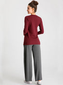 Blusa para amamentar em rib algodão