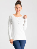 Blusa para amamentar em rib algodão