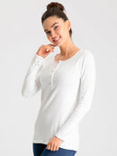Blusa para amamentar em rib algodão