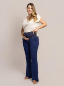Calça Flare para Gestante Malu