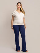Calça Flare para Gestante Malu