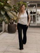 Calça Flare para Gestante Malu