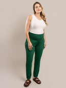 Calça Gestante com Cós em Lastex