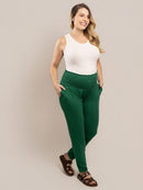 Calça Gestante com Cós em Lastex