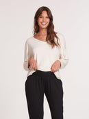 Calça Gestante Cropped com Cós em Lastex