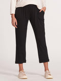 Calça Gestante Cropped com Cós em Lastex