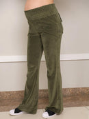 Calça Gestante Flare em Plush