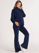Calça Gestante Flare em Plush