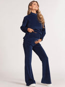 Calça Gestante Flare em Plush