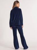 Calça Gestante Flare em Plush