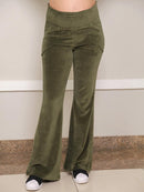 Calça Gestante Flare em Plush