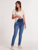 Calça Gestante Jeans Skinny