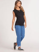 Calça Jeans Gestante Boyfriend