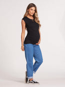 Calça Jeans Gestante Boyfriend