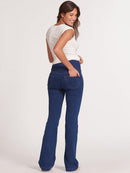 Calça Jeans Gestante Flare