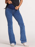 Calça Jeans Gestante Flare