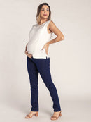 Calça Jeans Gestante Reta