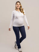 Calça Jeans Gestante Reta
