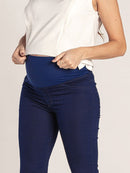 Calça Jeans Gestante Reta