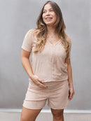 Conjunto Blusa + Short Atoalhados - 10 %OFF