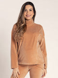 Blusa Amamentação em Plush