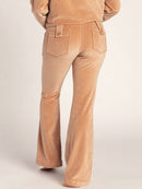 Calça Gestante Flare em Plush