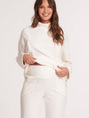 Calça Gestante Flare em Plush