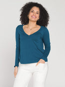 Blusa de Amamentação Marselha Manga Longa