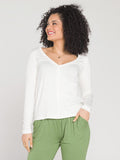 Blusa de Amamentação Marselha Manga Longa