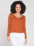 Blusa de Amamentação Marselha Manga Longa
