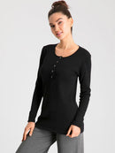 Blusa para amamentar em rib algodão