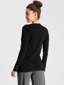 Blusa para amamentar em rib algodão