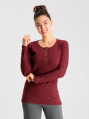 Blusa para amamentar em rib algodão