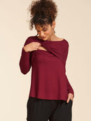 Blusa para Amamentação Up & Down Manga Longa