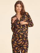 Pijama Estilo Americano Estampado Black